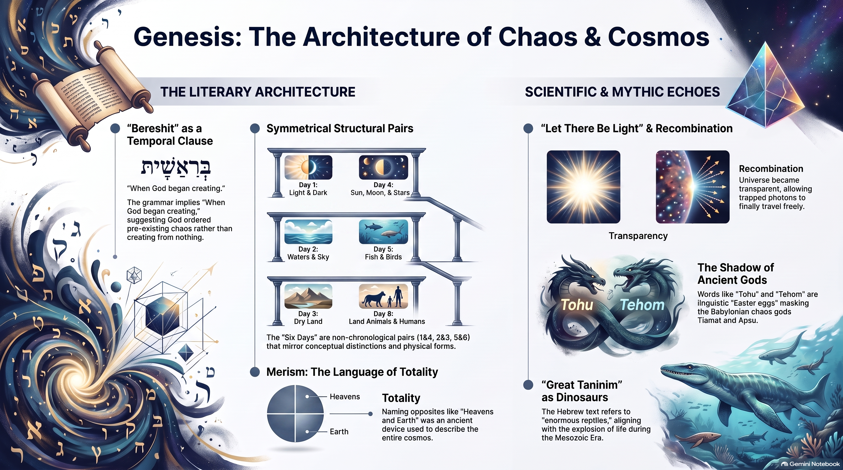 Genesis Decoded: From Ancient Myth to Modern Science